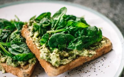 Avocado Basil Toast