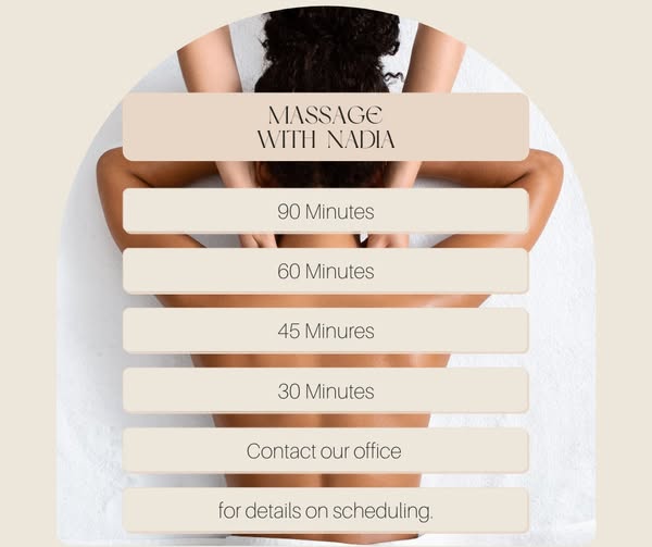 Massage with Nadia in St. Peter, Minnesota